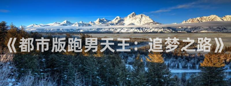 开丰娱乐：《都市版跑男天王：追梦之路》