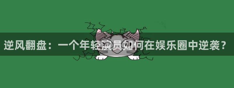 开丰娱乐：逆风翻盘：一个年轻演员如何在娱乐圈中逆袭？